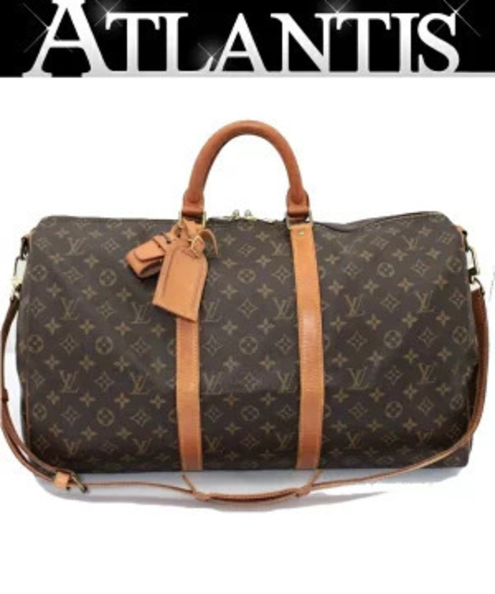 Louis Vuitton Keepall Bandouliere Boston Bag Monogram